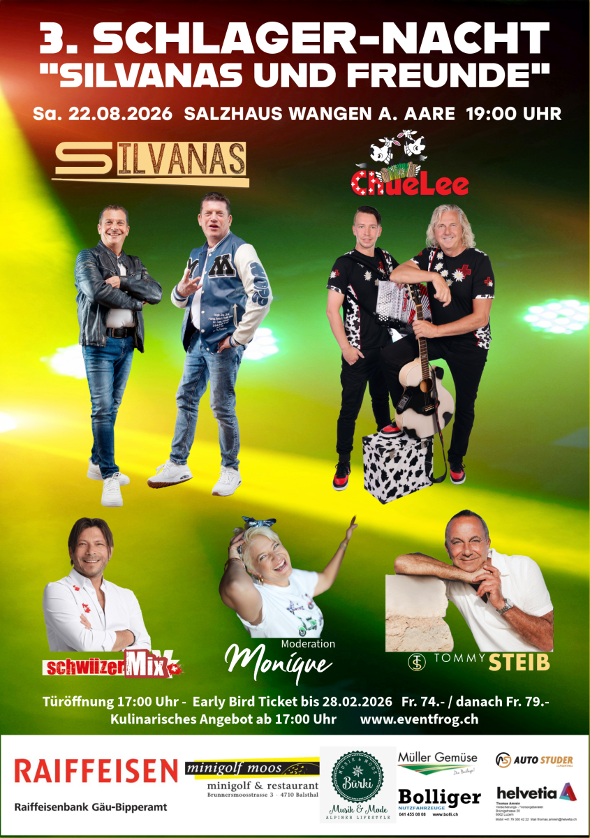3.Schlager-Nacht "Silvanas & Freunde"